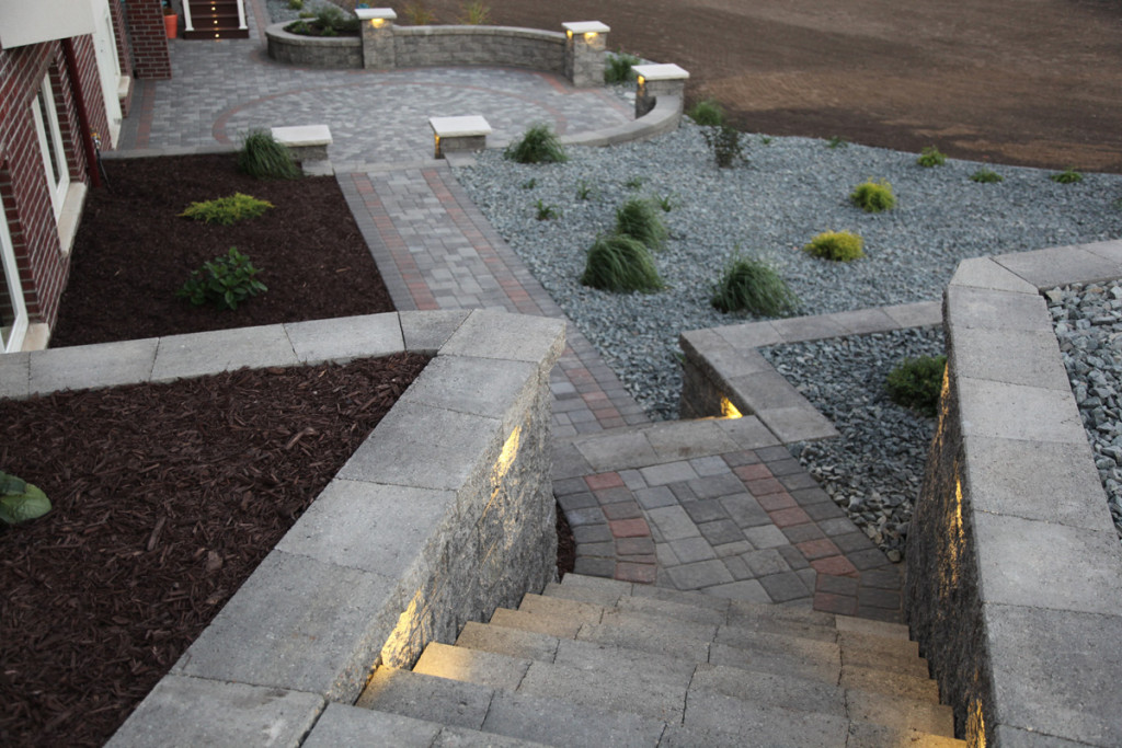 Block Steps Landscape